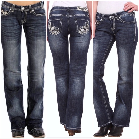 Rock & Roll Cowgirl Denim - ROCK & ROLL Cowgirl mid-rise Bootcut Riding Jeans